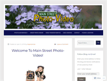 Tablet Screenshot of mainstphotovideo.com